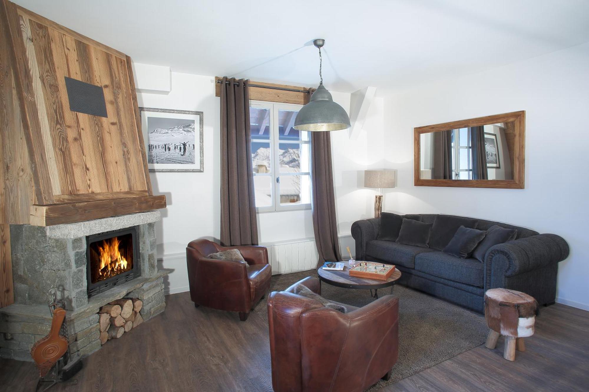 Chalet La Fedora - Appartements De Charme Vaujany Szoba fotó